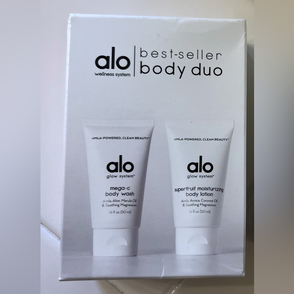 Brand new: ALO Yoga Best-Seller body wash and lotion